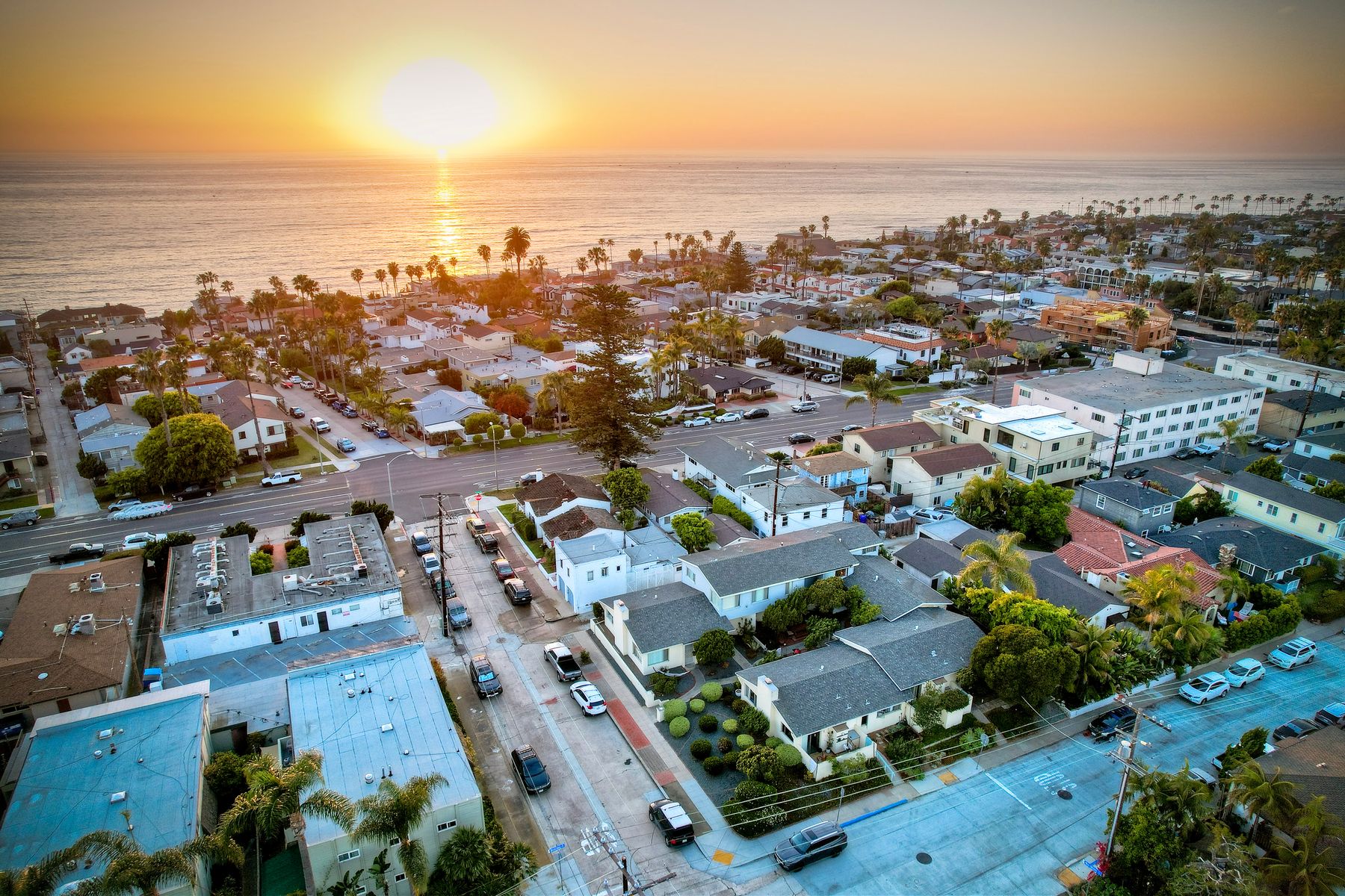 Final aerial framing the Rosemont Six against the coast